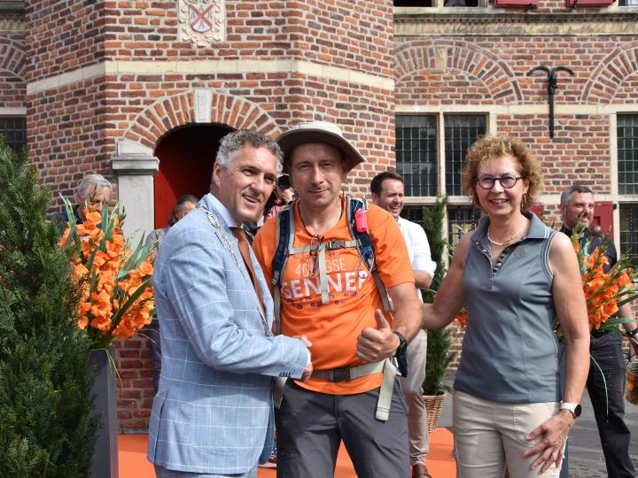 Met de burgemeester op de foto